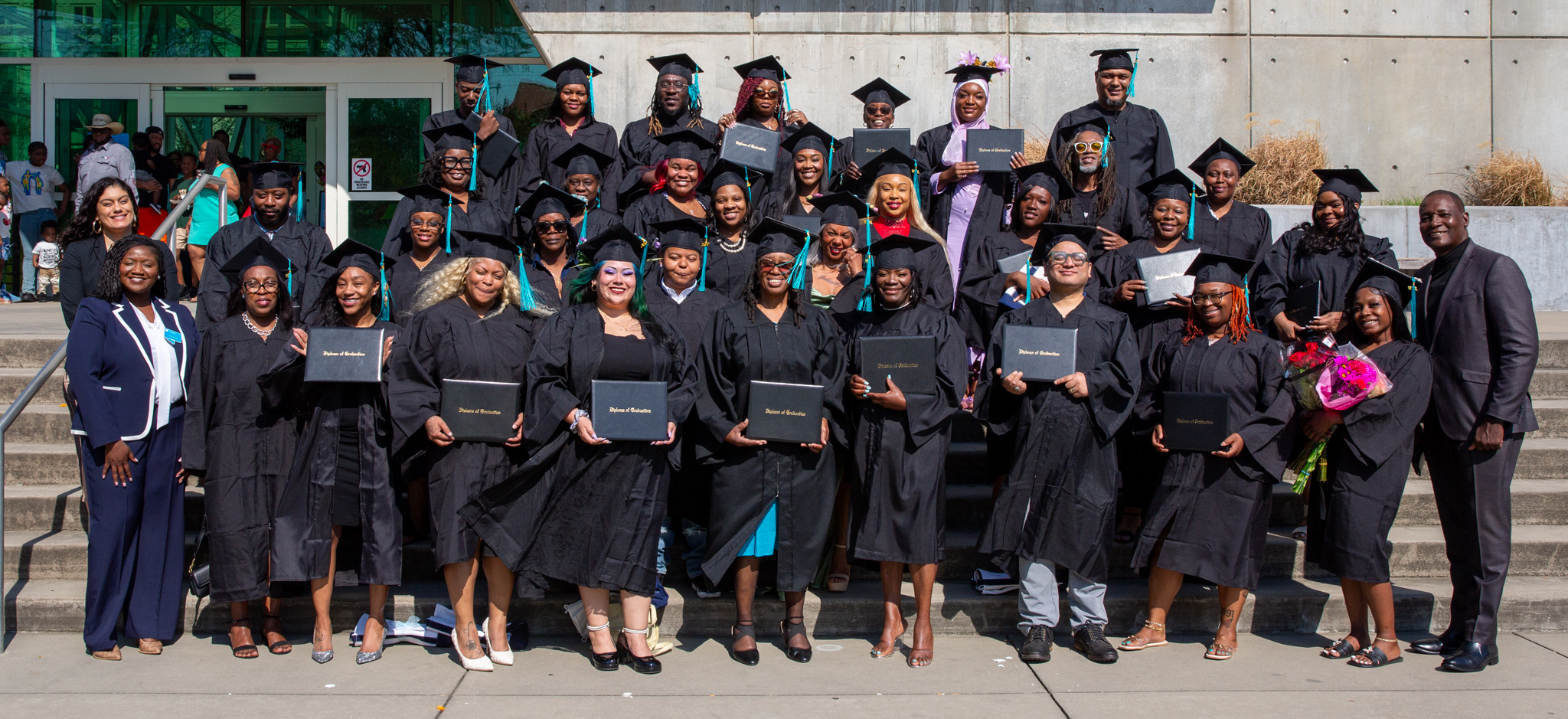 group photo of graduates