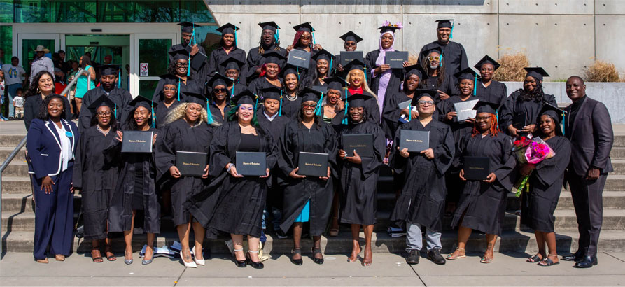 group photo of graduates
